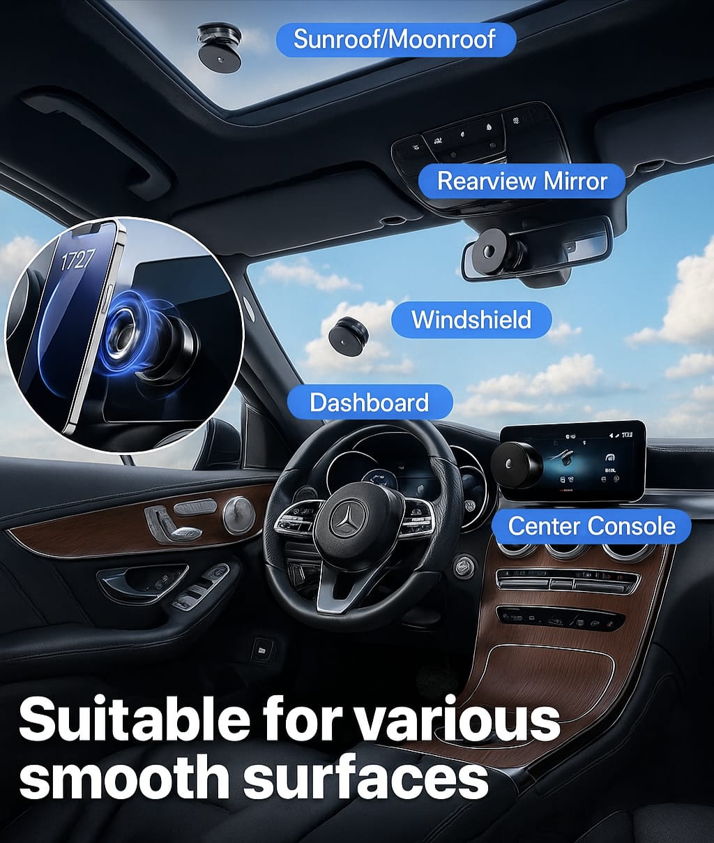 360° Magnetic Phone Mount (Pro) Variant